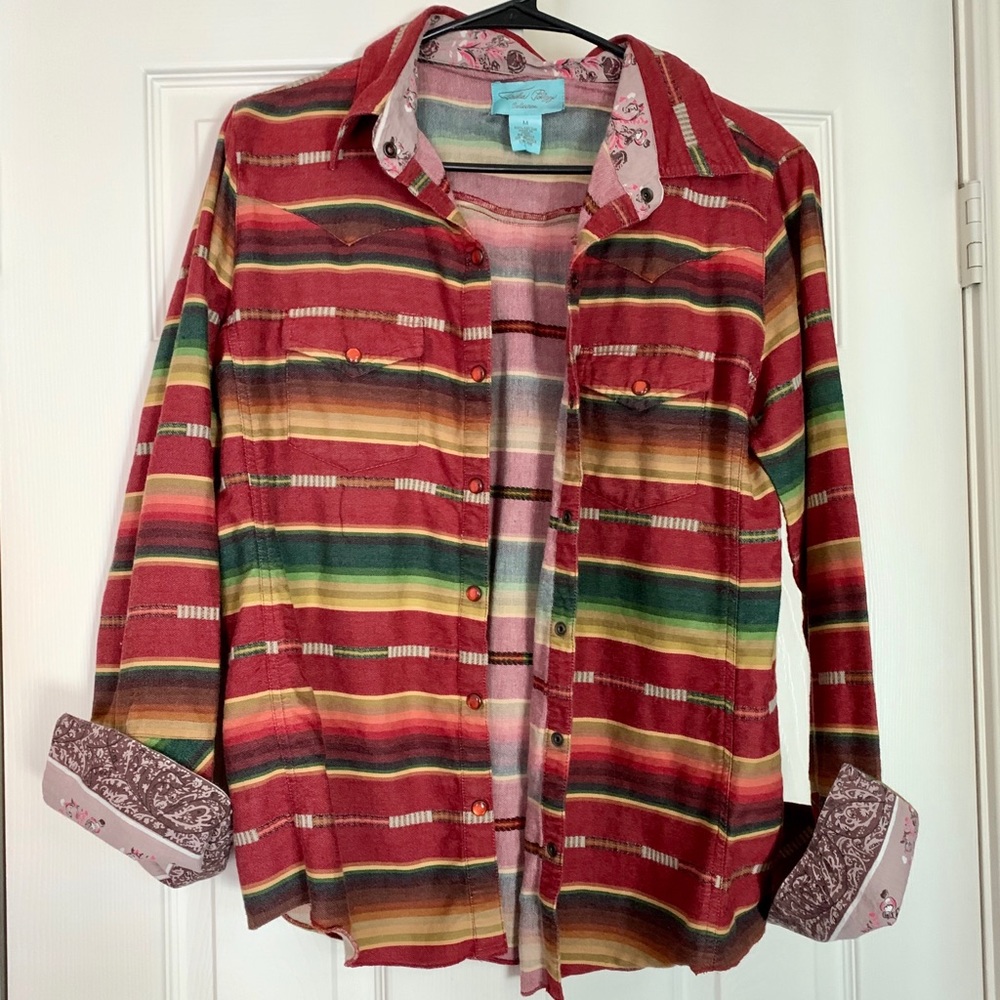 Tasha Polizzi Pearl Snap Top